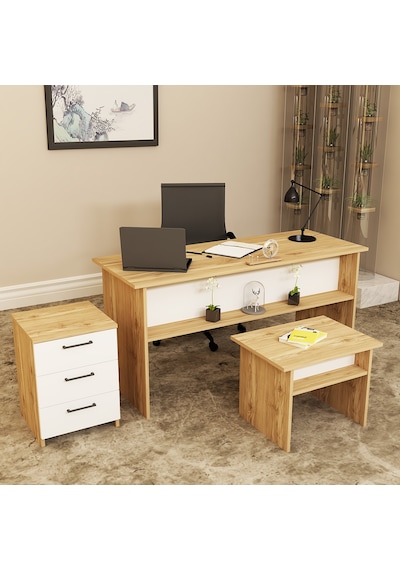 KALENDER DEKOR MERKÜR-1-2-3 OFİS BÜRO MASASI TAKIMI MRK02