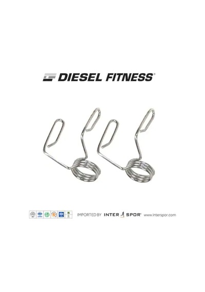 Diesel Fitness Çift Yaylı Collar 5 Cm Olimpic Bar Kelepçesi