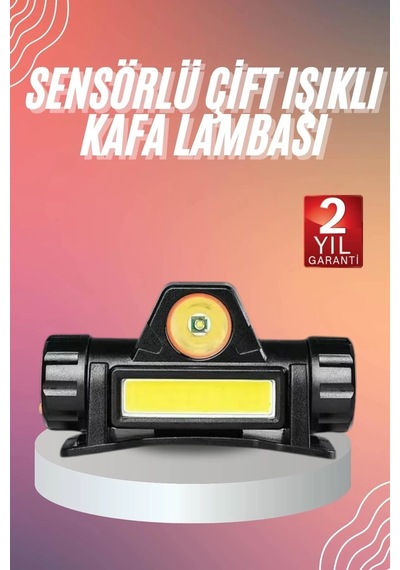 Buğz Kafa Lambası Çalışma Işığı Kafa Feneri Şarjlı Mıknatıslı Fenerli Diğer Çok Renkli