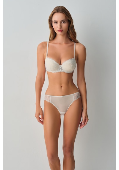Suwen Bride Dantelli Slip Külot Wsl10210198036 Ekru