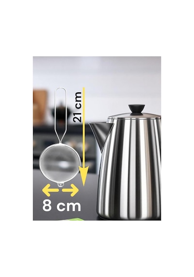 Ikea Medarbetare Süzgeç, 8 Cm Çap, Paslanmaz Çelik