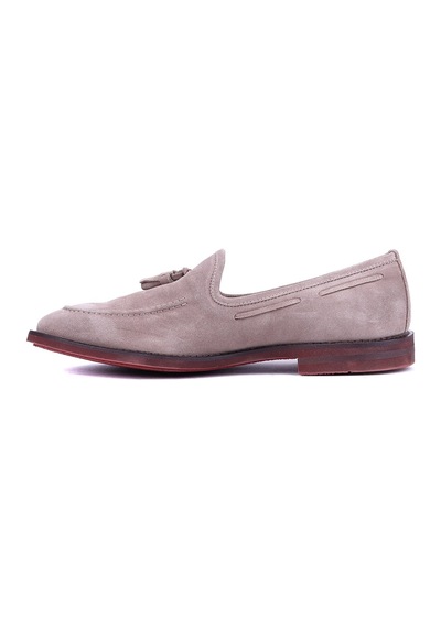 Shoetyle - Hakiki Deri Vizon Rengi Erkek Loafer - 900-4792-1478