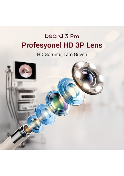 Bebird Earsight 3 Pro Hd Kameralı Akıllı Kulak Temizleme Cihazı