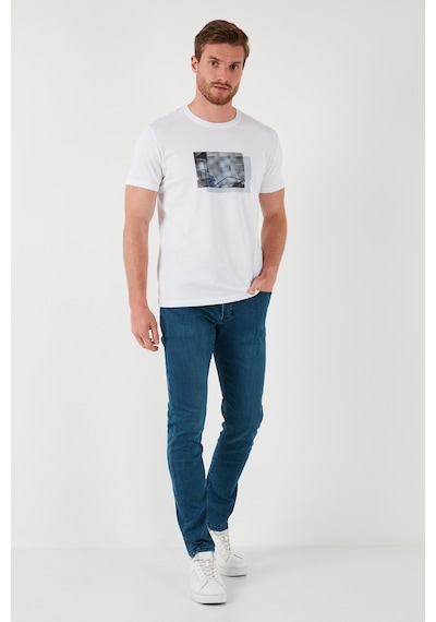 Buratti Pamuklu Yüksek Bel Slim Fit Jeans Erkek Kot Pantolon 6440305 Lacivert