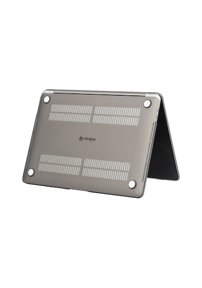 Blogy Apple Uyumlu MacBook Pro 16.2 İnç Crystal Fit Kılıf Gri