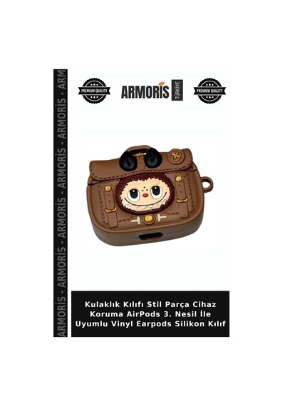 Kulaklık Kılıfı Stil Parça Cihaz Koruma Airpods 3. Nesil İle Uyumlu Vinyl Earpods Silikon Kılıf Çok Renkli