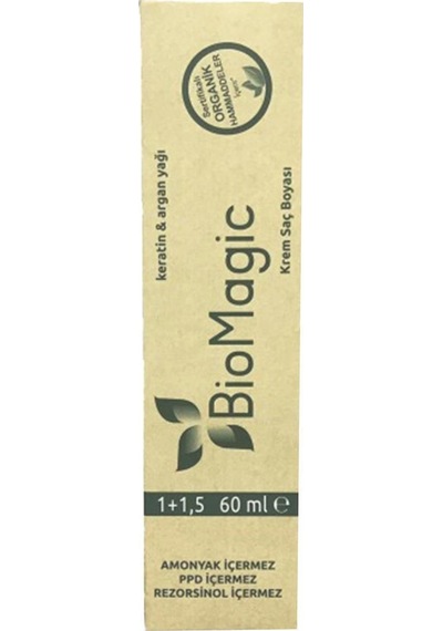 Biomagic Organik Amonyaksız Saç Boyası 44.78 Bitter + Oksidan 4 Adet (446412913)