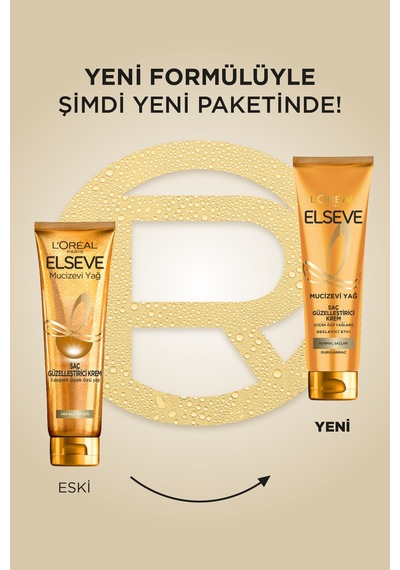 L'oréal Paris Elseve Mucizevi Yağ Saç Güzelleştirici Krem Her Saç Tipi İçin 150ml