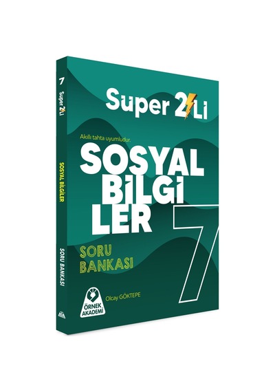 7. Sınıf Süper İkili Sosyal Bilgiler Seti Örnek Akademi