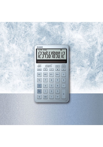 Casio Jw-200dq-bu-w-dp Hesap Makinesi Desktop Gri - Siyah