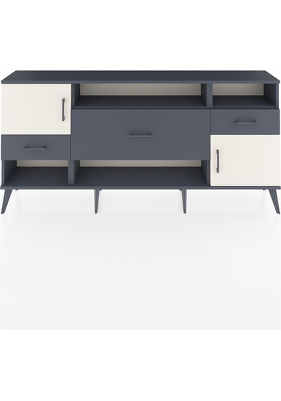 Arges Konsol 3 Raflı 3 Çekmeceli 2 Kapaklı 176x30x83 Antrasit-aytaşı/antrasit Aytaşı/antrasit Arges Konsol 3 Raflı 3 Çekmeceli 2 Kapaklı 176x30x83 Antrasit-aytaşı/antrasit Aytaşı/antrasit