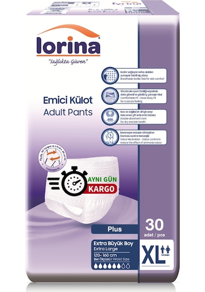 Lorina Emici Külot XL 30'Lu