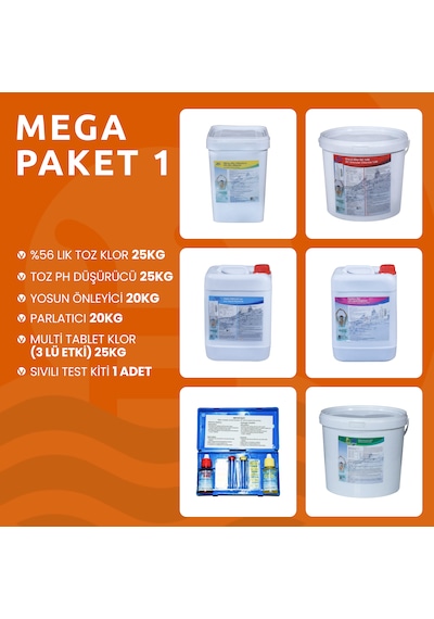 Havuz Bakım Seti Mega Paket 1
