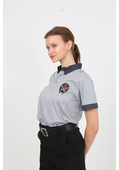 Yeni Tip Güvenlik Kamu Özel Güvenlik Yazlık Tshirt Gri