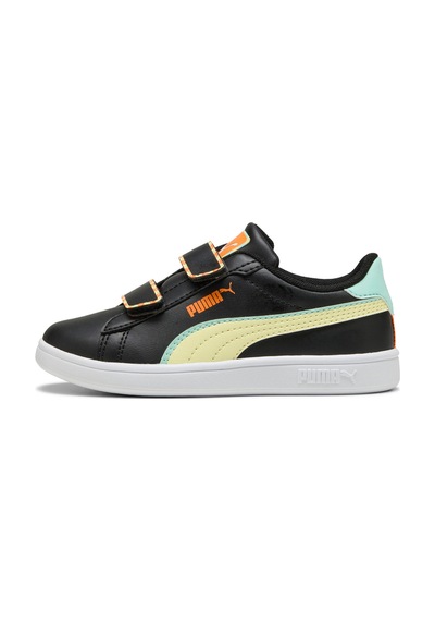 Puma Smash 3.0 Playdate V Siyah Erkek Çocuk Sneaker Siyah-turuncu-sarı Puma Smash 3.0 Playdate V Siyah Erkek Çocuk Sneaker Siyah-turuncu-sarı