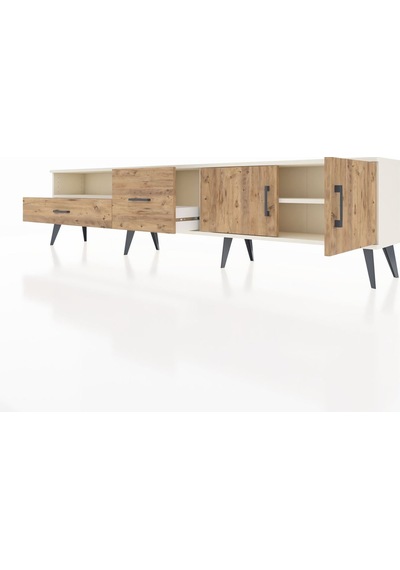 Arges Tv Ünitesi 2 Raflı 2 Çekmeceli 2 Kapaklı 220x30x51 Aytaşı-çam Atlas Çam/atlas Çam - Aytası Arges Tv Ünitesi 2 Raflı 2 Çekmeceli 2 Kapaklı 220x30x51 Aytaşı-çam Atlas Çam/atlas Çam - Aytası
