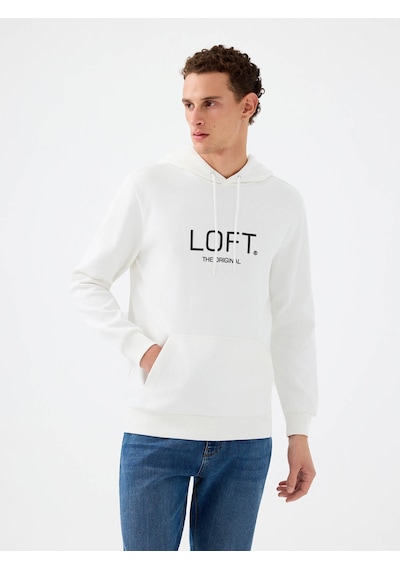 Loft Regular Fit Beyaz Erkek Sweatshirt Lf2041153 Beyaz