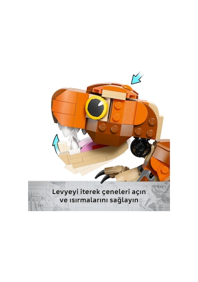 LEGO® Jurassic World Küçük Eatie: T. rex 76967 - 7 Yaş ve Üzeri Çocuklar için Dinozor İçeren Yaratıcı Oyuncak Yapım Seti (317 Parça)