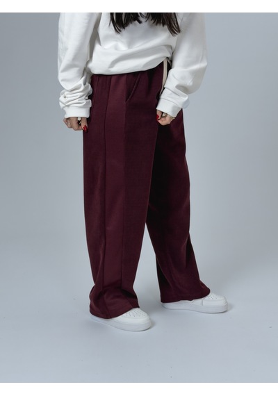 Cocopelli Oversize Bordo Kadın Baggy Eşofman Coc2531