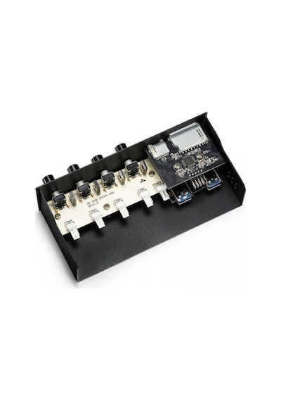 DEEP COOL ROCK MASTER V3.0 On Panel 5.25" Yuva 2xUSB, CF/SD/Micro