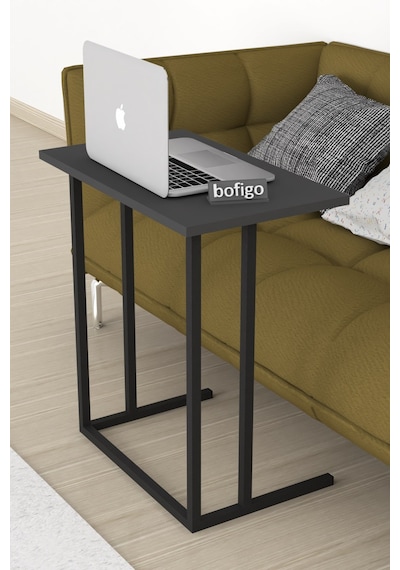 Bofigo Metal Ayaklı Laptop Sehpası Kahvaltı Masası Çalışma Sehpas