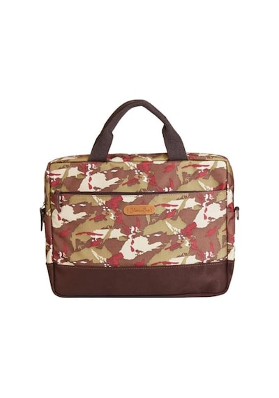 Bloominbag Beany Camo Camouflage 13-14 İnç Laptop / Macbook Uyumlu Çantası Kılıf Kahverengi