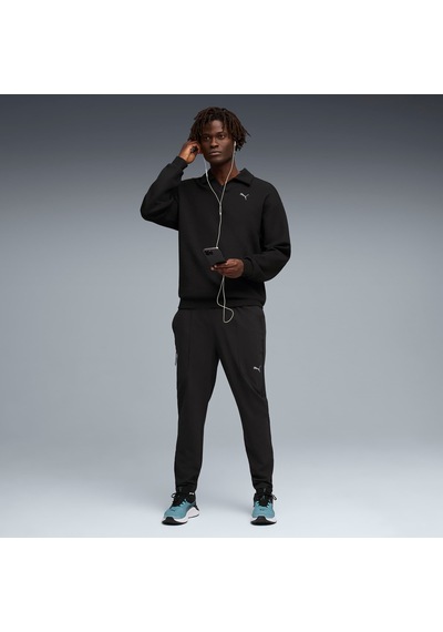 Puma Cloudspun Unısex Geniş Kesim Polo 528459 01 Siyah