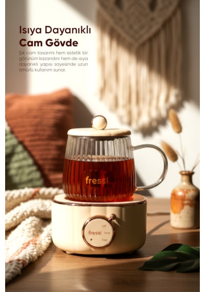 Fressi FR-KT02 Elektrikli Çok Fonksiyonlu Su Isıtıcısı Kettle