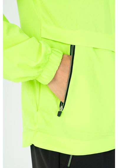 Maraton Regular Kadın Kapüşonlu Neon Yeşil Tracktop Yeşil