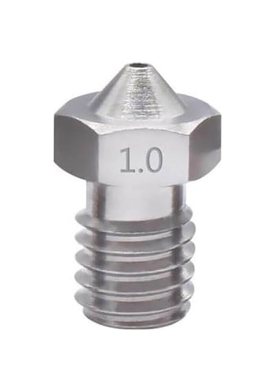 Koodmax 3d Yazıcı E3d V5-v6 Mk8 Extruder 1.75mm / 1.0mm Paslanmaz Çelik Nozzle M6