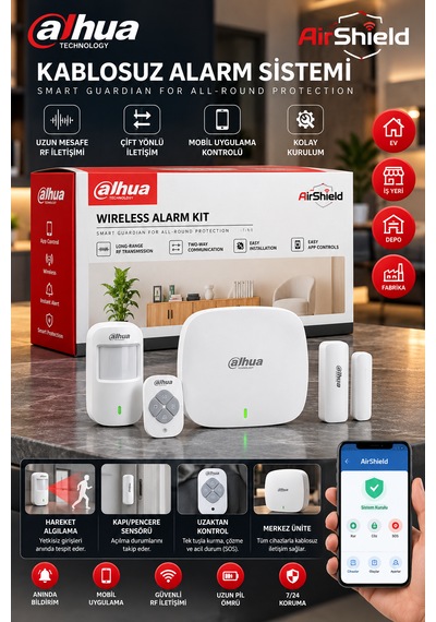 Dhı-art-arc3000h-03-gw2 868 Wifi+2g Alarm Seti
