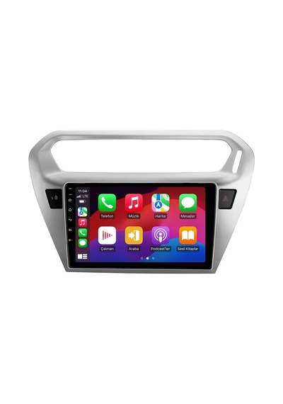 Citroen C-elysee 2012-2024 Android Multimedya Carplay Android Auto Navigasyon 6gb Ram 64gb 9"