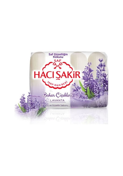 Hacı Şakir Güzellik Sabunu Lavanta 4x70 G Diğer