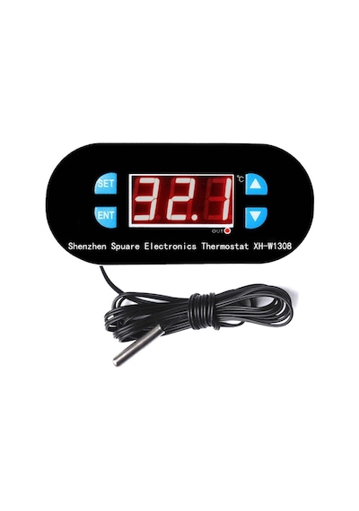 Röle Çıkışlı Dijital Termostat 12V Sıcaklık Kontrol Cihazı Xh-W13