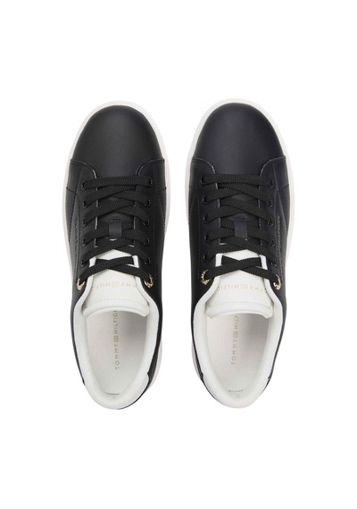 Tommy Hilfiger Kadın Marka Logolu Günlük Kullanıma Uygun Siyah Sneaker Fw0fw09105 0gj-13135 Siyah Tommy Hilfiger Kadın Marka Logolu Günlük Kullanıma Uygun Siyah Sneaker Fw0fw09105 0gj-13135 Siyah