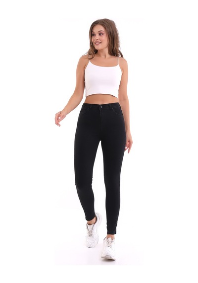 Winmoda34 Siyah Kot Pantolon Likralı Jeans siyah