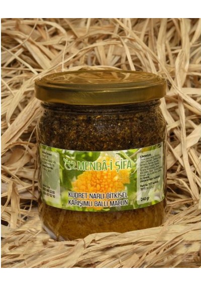 Kudret Narlı Bitkisel Karışımlı Ballı Macun 240 Gr
