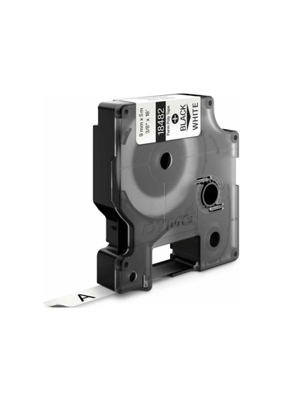 Dymo Rhinopro 18482 Beyaz/Siyah Sabit Polyester Şerit 9 MM X 5.5
