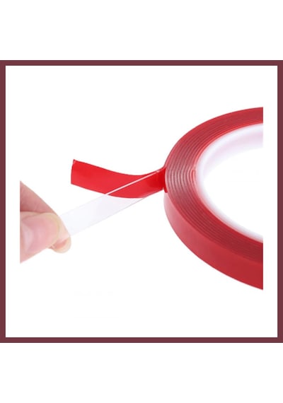 Storeşahin Çift Taraflı Şeffaf Akrilik Silikon Bant 15mm X 10 Metre Shn0720