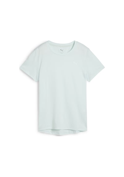Puma Tad Essentials Crew Kadın Mavi Yuvarlak Yaka Tişört Mavi