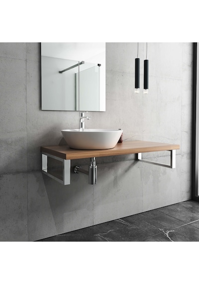 Isvea Sistema Y Tezgah Üstü Çanak Lavabo 45 Cm, Batarya Delikli Beyaz 10sy65045