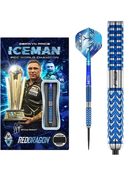 Red Dragon Gerwyn Price Glacier % 90 Tungsten Çelik Uçlu Dart Oku