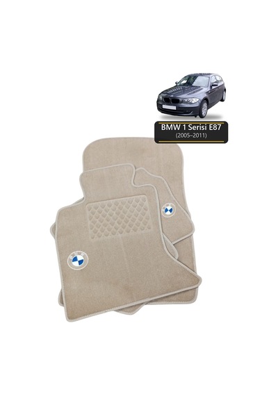 Oto Halı Paspas Bmw 1 Serisi E87 2005-2011 Uyumlu Mperformance M Teknik Sport Kaymaz & Şık Tasarım - Tasarım 2