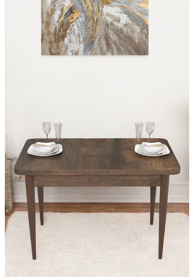 Familieconcept Tulca Serisi 70x110 Barok Desen Mdf Masa Sabit Mutfak Masası Çam