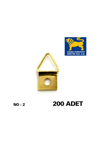 Arslan Mamulleri Üçgen Çerçeve Askısı No 2 - 200 Adet