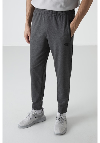Tommy Life Barton Antrasit Melanj Jogger Erkek Eşofman Alt - 84952 Antrasit - Melanj