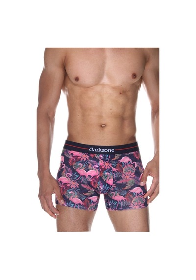 Darkzone Flamingo Desenli Erkek Boxer (Dijital Baskılı) - Dzn2062 Çok Renkli
