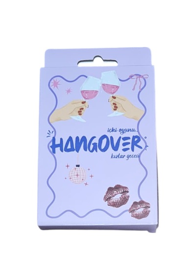 Hangover Kızlar Gecesi Mini İçki Oyunu 45 Kartlık Eğlenceli Parti Seti