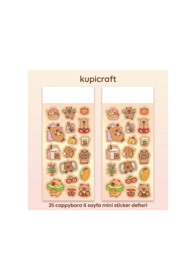 6 Sayfa Sticker Defteri 2 Adet Kapak Renkleri Farklı İçerik Aynıdır Capybara Ajanda Scrapbook Journal Etiket - 930820966 Diğer 6 Sayfa Sticker Defteri 2 Adet Kapak Renkleri Farklı İçerik Aynıdır Capybara Ajanda Scrapbook Journal Etiket - 930820966 Diğer