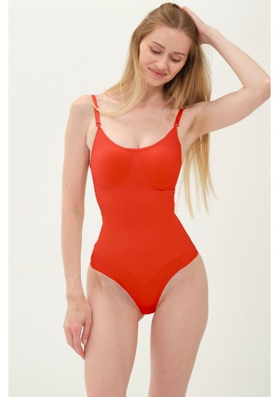 Mistirik Mimola Model 3 Bölge Etkili Örmekumaş Yapılı String Body Kırmızı Renk042 Kirmizi